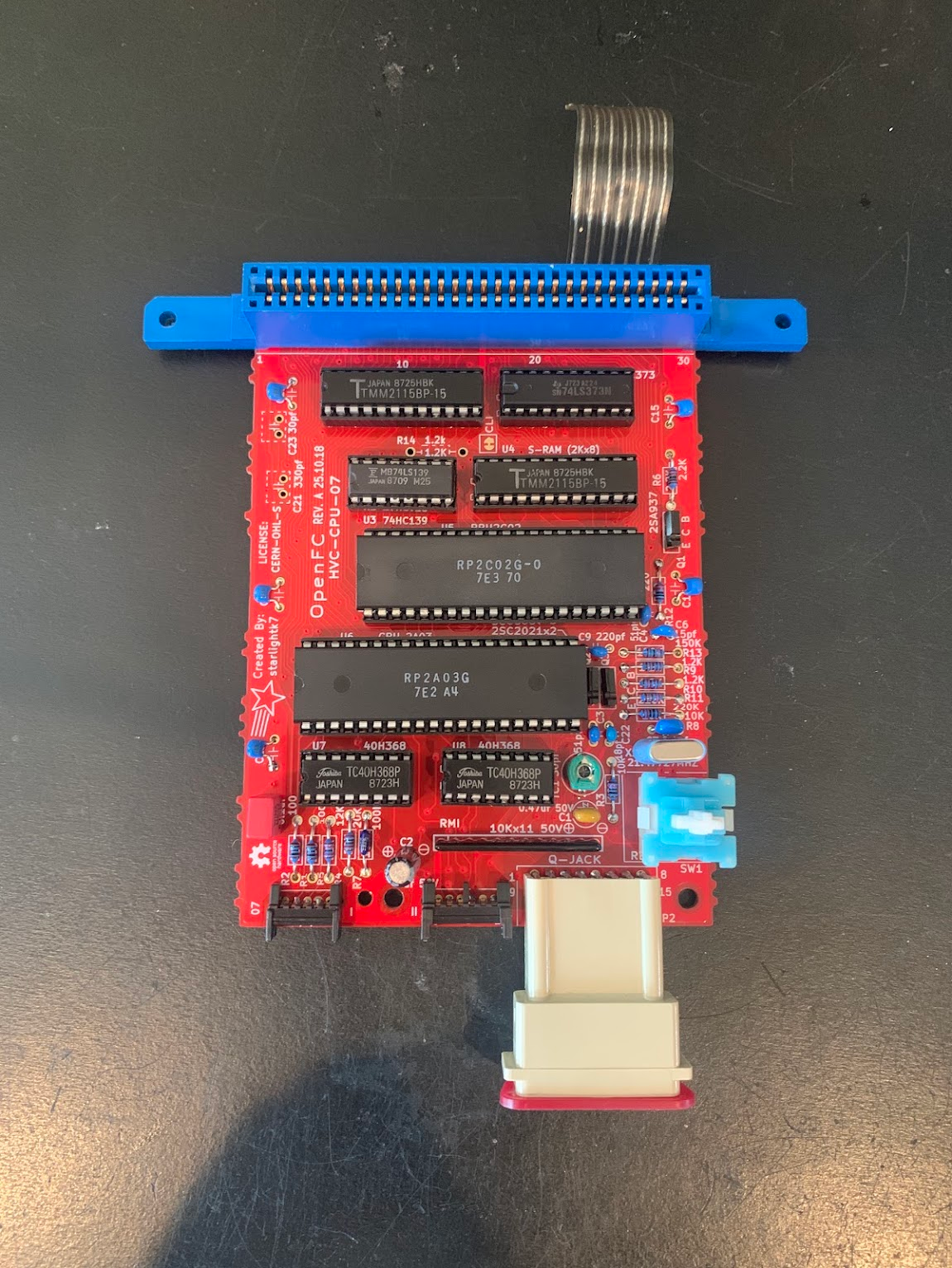 OpenFC HVC-CPU-07 red build by 1upRestorations.