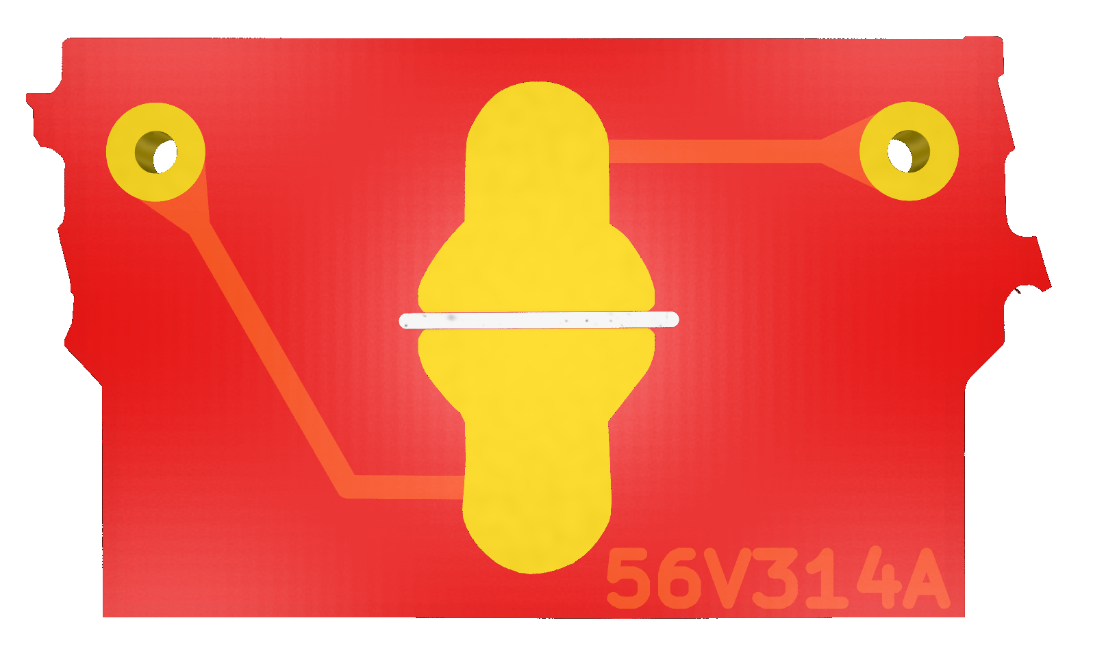 OpenSFC 56V314A L/R shoulder board, front.